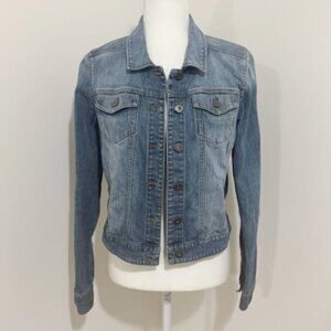 bp. Denim Jean Jacket Blue Short Button Up Women’s Size L